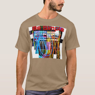 Skriv ut färglös kabelteckning t shirt