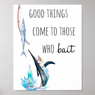 Skriv ut fiskeoffert, Poster