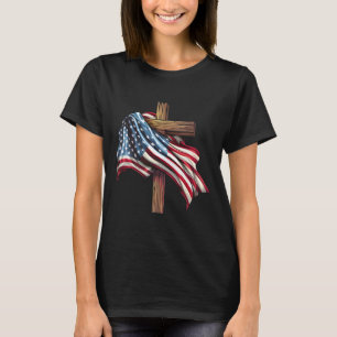 Skriv ut Flagga Kor T Shirt
