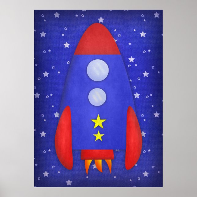 Skriv ut Frakten Rocket Poster (Framsidan)