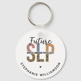 Skriv ut framtida SLP Tal-patologen Leopard för an Nyckelring