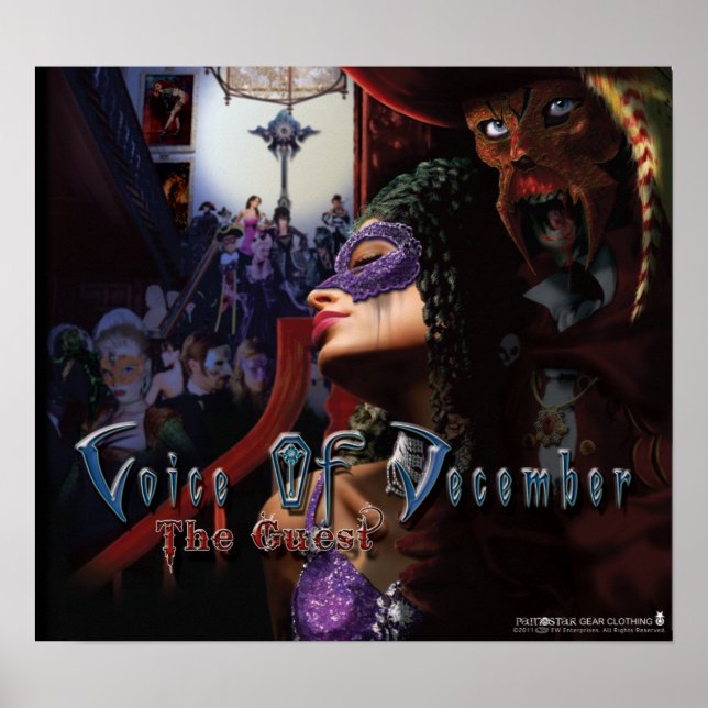 Skriv ut "gästen" i december poster (Framsidan)