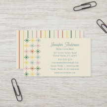 Skriv ut geometrisk Blommigt i Retro Bloom