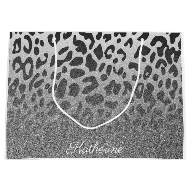 Skriv ut glitter Leopard (Framsidan)