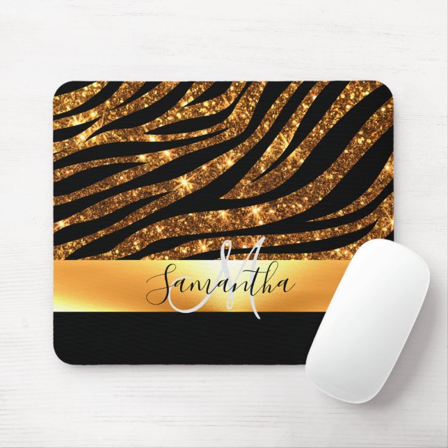 Skriv ut glitter Leopard Musmatta (Med mus)