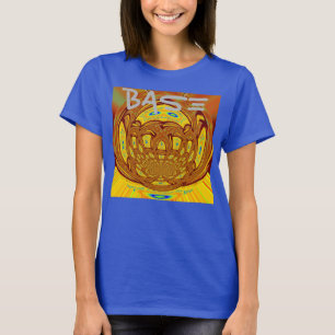Skriv ut Golden Gult Baseball Glove Art T-shirt