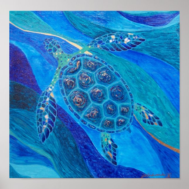 Skriv ut "Golden Thread" Poster (Framsidan)