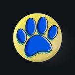 Skriv ut Graffiti Art Hund Paw Knapp<br><div class="desc">Tryckning av hund på lera gata. Knappar för anpassningsbar. Gift idé för hundälskare i alla åldrar.</div>