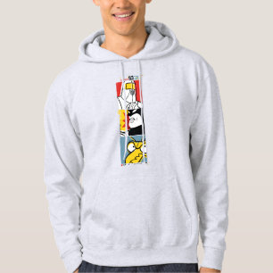 Skriv ut grafik för Ghost Cast-test för mellanrums Hoodie