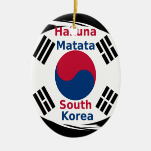 Skriv ut/grafik på Hakuna Matata Art i Sydkorea Julgransprydnad Keramik