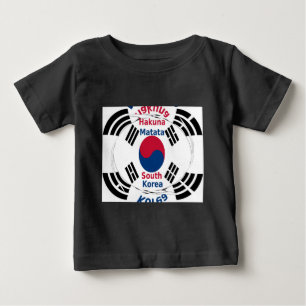 Skriv ut/grafik på Hakuna Matata Art i Sydkorea T-shirt