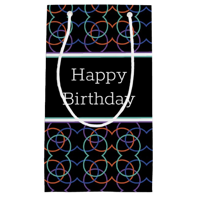 Skriv ut grattis på födelsedagen Modern Stil (Framsidan)