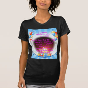 Skriv ut grattis på födelsedagen till dig t-shirt