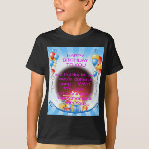 Skriv ut grattis på födelsedagen till dig t-shirt
