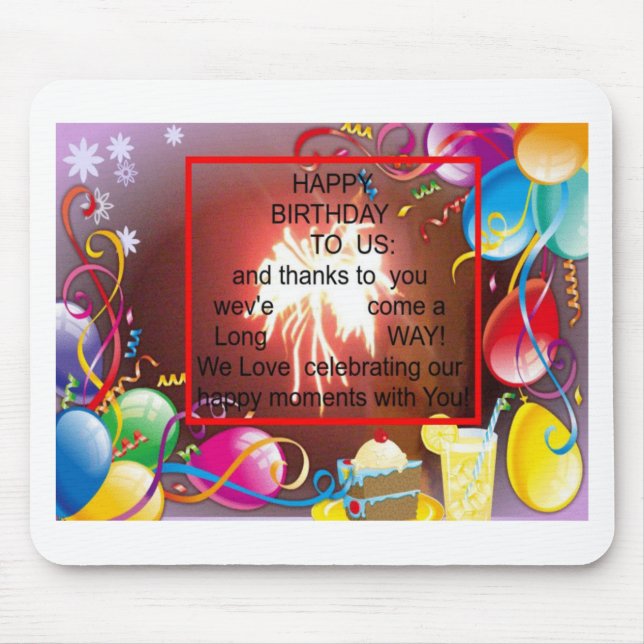 Skriv ut grattis på födelsedagen till USA:s teckni Musmatta (Framsidan)