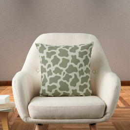 Skriv ut Grönt för radmatning Kudde