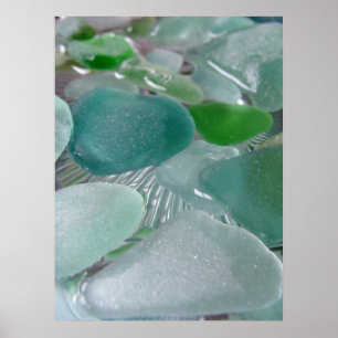 Skriv ut grönt Vibrations Poster