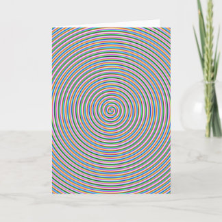 Skriv ut Groovy Spiral Kort