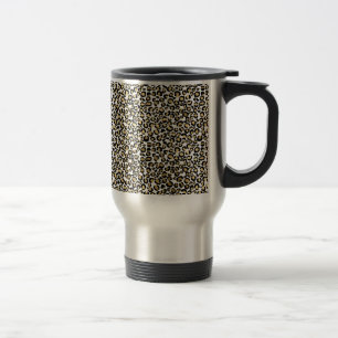 Skriv ut guld Black Leopard Resemugg