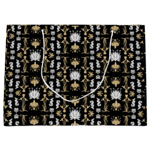 Skriv ut guld Retro Art nouveau