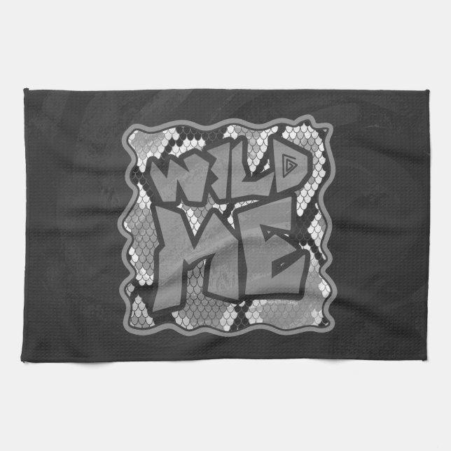 Skriv ut Gult och Guld Kökshandduk (Horisontell)