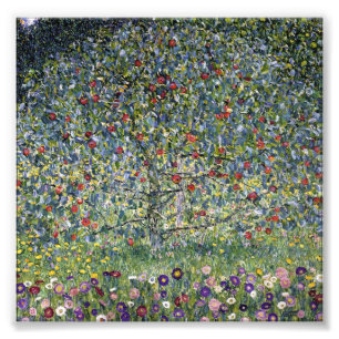 Skriv ut Gustav Klimt Apple Träd Fototryck