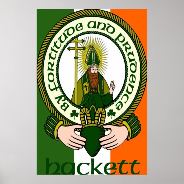 Skriv ut Hackett Klan Motto Poster (Framsidan)