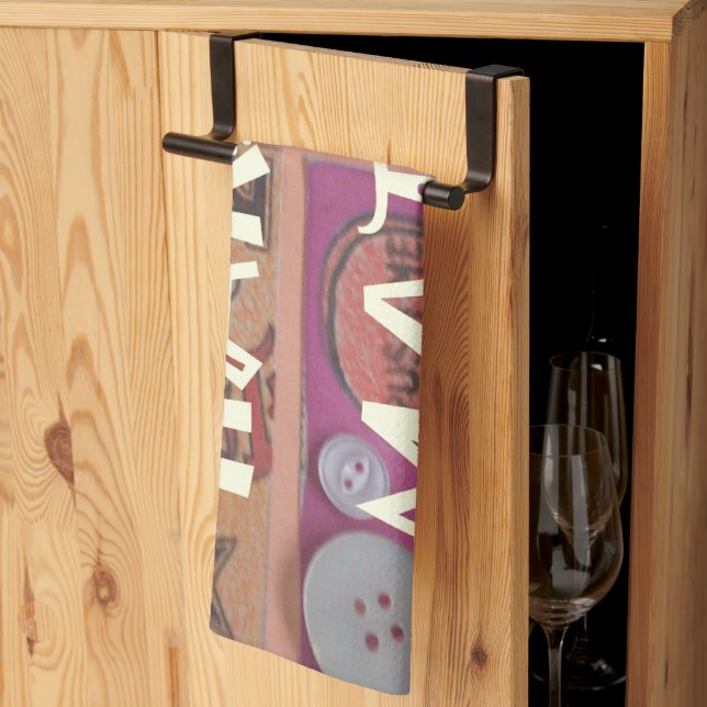 Skriv ut Hakuna Matata Hand Sign Art Kökshandduk (Thirds Fold)