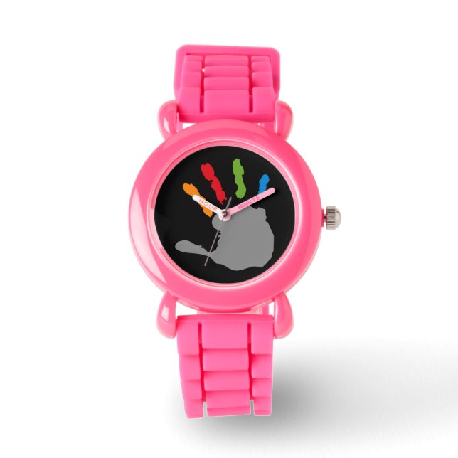 Skriv ut handflatan armbandsur (Framsida)