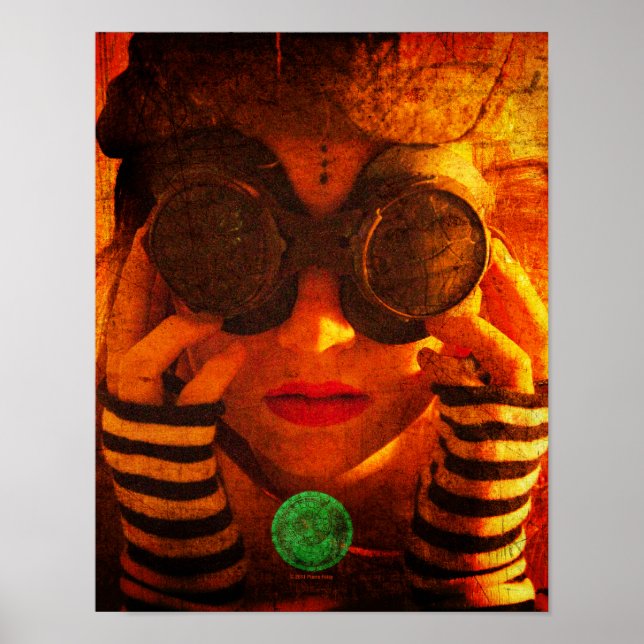 Skriv ut hett Sol Poster (Framsidan)