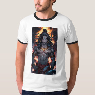 SKRIV UT HINDU GOD SHIVA T SHIRT