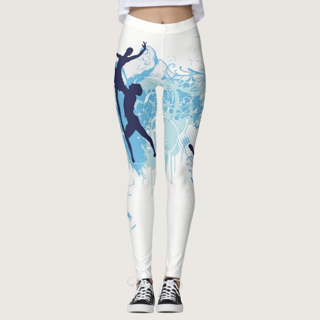 Skriv ut Hiss för Ballet Dancers Leggings (Framsida)