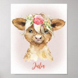 Skriv ut höglandskon poster