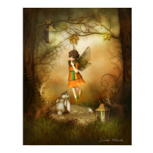 Skriv ut hösten Fairy