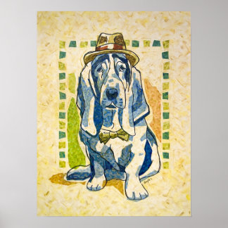 Skriv ut "Hund Borta av" Poster