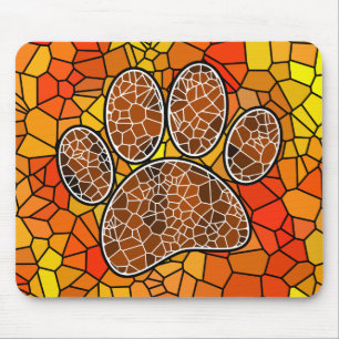 Skriv ut Hund för Mosaic Art Musmatta