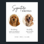 Skriv ut Hund Namnteckning Drinks Bröllop Pub-teck Poster<br><div class="desc">Inkludera ditt päls spädbarn i bröllop med det här söta, redigerbara dryckesmärket bröllop namnteckning som har en cirkel ram för att visa ditt husdjurs bild tillsammans med ditt namnteckning bröllop-glas och recept. Utskrivbara skyltar i bröllop är perfektens sätt att skriva ut bröllop-skyltar hemma. Ladda ned den storlek du behöver och...</div>