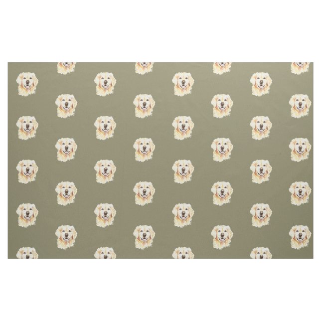 Skriv ut Hund Pet Animal Tyg (Fat Quarter)