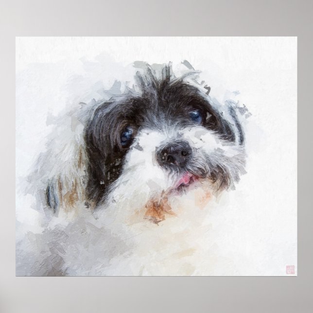 Skriv ut hund poster (Framsidan)
