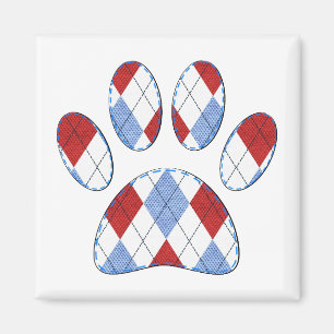 Skriv ut Hund Pw Magnet