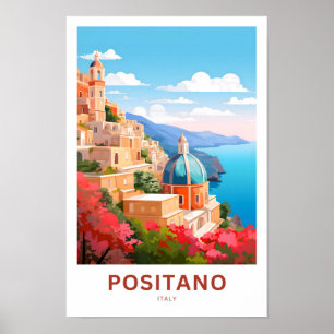 Skriv ut Italien för Positano Poster
