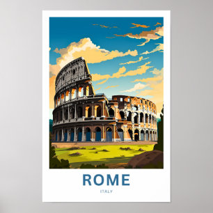 Skriv ut Italien Rom Travel Poster
