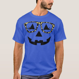 Skriv ut jack o lantern Ansikte Pumpkin Hallowen L T Shirt