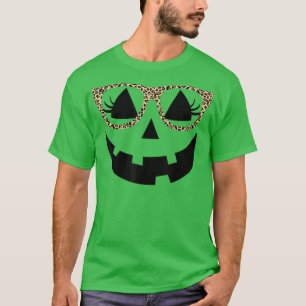 Skriv ut jack o lantern Ansikte Pumpkin Hallowen L T Shirt