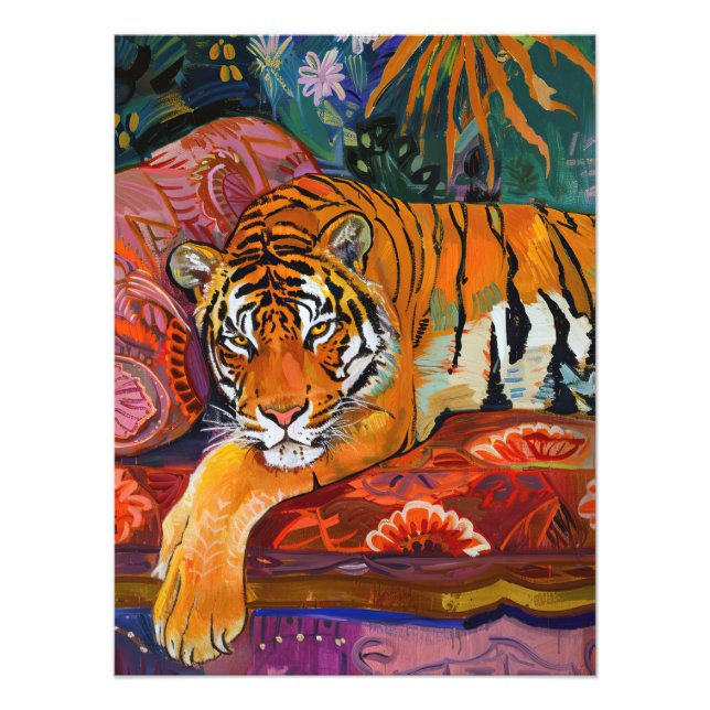 Skriv ut Jungle Royalty Fototryck (Framsidan)