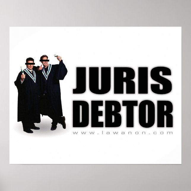 Skriv ut "Juris Debtor" Poster (Framsidan)