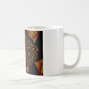 Skriv ut Kaleidoscope-kontrast Kaffemugg
