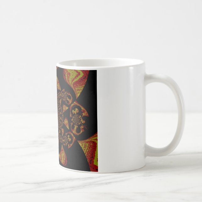 Skriv ut Kaleidoscope-kontrast Kaffemugg (Höger)