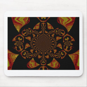 Skriv ut Kaleidoscope-kontrast Musmatta