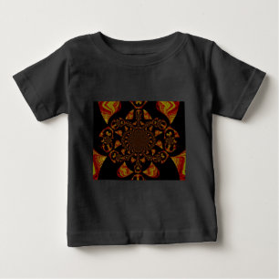 Skriv ut Kaleidoscope-kontrast Tee Shirt